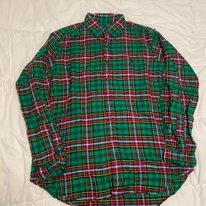 Ralph Lauren Plaid Flannel Top